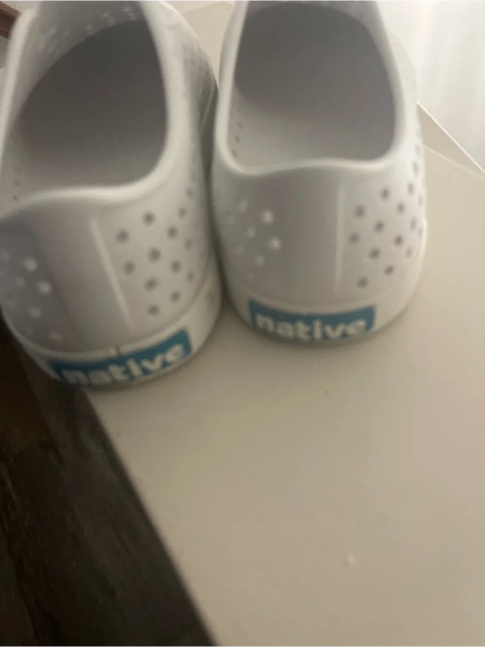 Native Kids Water Shoe Slip-On in White